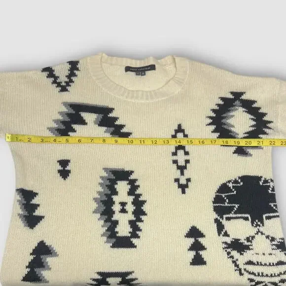 Skull Cashmere Brielle Wool & Cashmere Blend Sweater Size Small - Picture 5 of 9
